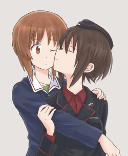 ガルパン まほみほ