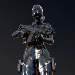 Gas mask villainess