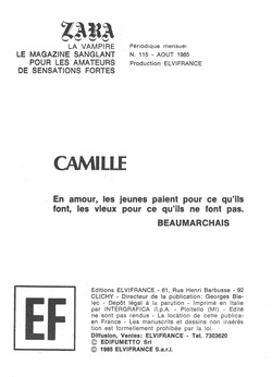 Zara la Vampire 115 - Camille page 4