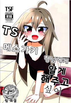 TS Mesugaki Aniki o Wakarasetai | TS 메스가키 형님에게 알게 해주고 싶어