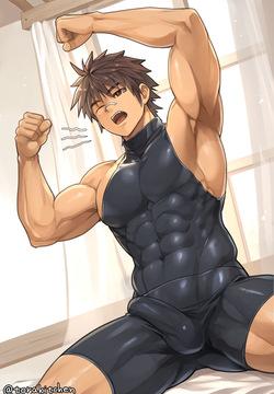 リオと朝勃起タイガ