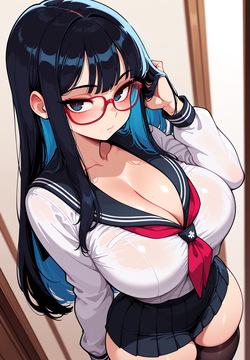 ClassRep 'HELPS YOU STUDY' ON HER KNEES
