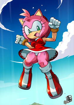 Amy Rose and Cream the Rabbit wind accident