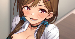 Futomomo no kuroko o misete kureru JK