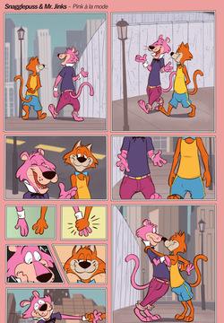 Snagglepuss And Mr. Jinks - Pink Á La Mode