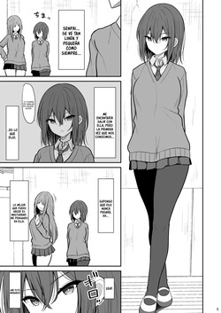 [Nekonokone (Takeyuu)] Tsumetai Senpai Ga Mukyoka Nakadashi Sareru Made | Haciéndole Creampie a mi Fría y Distante Senpai sin su Consentimiento [Spanish][A Crazy Pervert][Digital] page 4