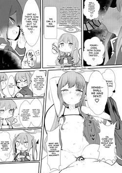 (Sensei no Archive 13) [Heso no Gomaabura (Hekoman)] Shupore! | Let's Choo-Choo! (Blue Archive) [English] [COHQ] page 8