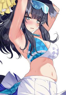 チアヒビキにぶっかけ♡