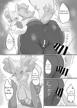 [Amedoriya (Tubasa)] Una historia sobre el período de celo de Mafo-san(Pokémon) [Digital] page 9