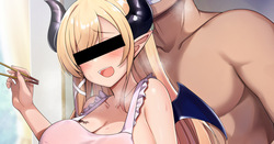 Hadaka Apron de Kitchen ni Tatte Itara Shokuji Yori Saki ni Omanko o Itadakarete Shimau