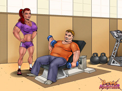 Bond at the Gym page 1