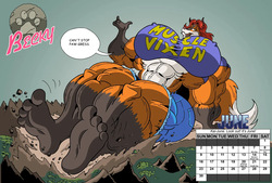 [Manthomex] Demolition Queens 2019 Calendar page 7