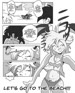 [PopfulBlue] Meredith and Lilith's Beach Wear Woes page 2