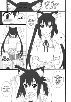 (C76) [Heaven's Gate (Andou Tomoya)] Neko Biyori -Nakano Azusa- ー Catty With a Chance of Love -Nakano Azusa- (K-ON!) [English] [head empty] page 8