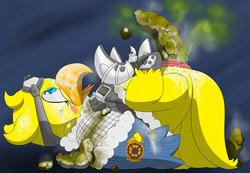 [thecapedmanlloyd] Chocobo Pooping page 4