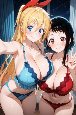 [FRACTURE AI] CHITOGE AND ONODERA (AI Generated) page 3