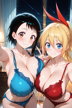 [FRACTURE AI] CHITOGE AND ONODERA (AI Generated) page 5