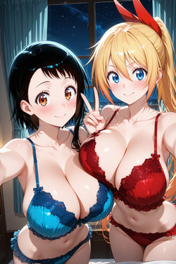 [FRACTURE AI] CHITOGE AND ONODERA (AI Generated) page 6