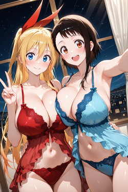 [FRACTURE AI] CHITOGE AND ONODERA (AI Generated) page 7