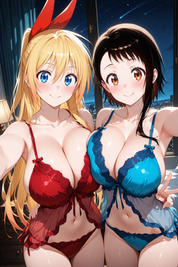 [FRACTURE AI] CHITOGE AND ONODERA (AI Generated) page 8