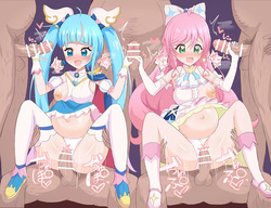 [水嶋イロハス] キュアスカイ＆キュアプリズム敗北 (ひろがるスカイ!プリキュア) page 8