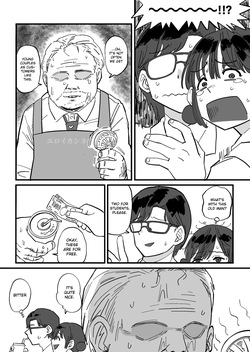 [Ebigani] Akogare no Senpai to Tanoshii Eigakan Date no hazu ga... Shiranai Oji-san tachi ni Mawasareru [English] [Gagak_Ireng] (incomplete) page 9