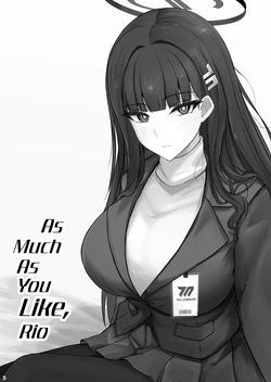 [Hakuginmokusei (Poshi)] Rio ni Suki nadake | As Much As You Like, Rio (Blue Archive) [English] [Digital] [Thighs] page 2