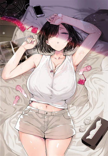 [Basutei Shower (Katsurai Yoshiaki)] Natsu, Tsuma no Sentaku… [Digital] cover