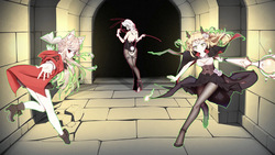 [Fethermare] 拘束RPGゲーム (Animi's comission) page 2