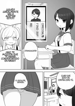 [Amuai Okashi Seisakusho (Ochita Ato Daisuki Samurai, Ahoge Kinoko)] Kyousei Gimukyouiku! TS Ecchi na Onnanoko Kunrenkou! [Spanish] [TF Scans] page 4