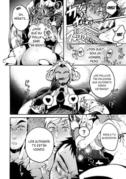 [Miyata Miya] Devil's Bride (2D Comic Magazine TS Akuochi Nyotaika Shita Seigikan-tachi ga Akuten Acme! Vol. 2) [Spanish] [TF Scans] page 10