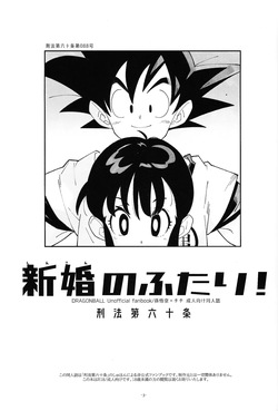(106) [Article 60 of the Criminal Law (Shuhan)] Shinkon no futari! (Dragon Ball) page 2