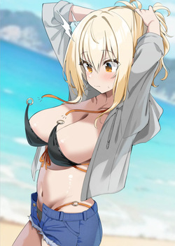 [sasapoliton] うっかり真夏の女神と化す宮下さんセリフなし版 (ラブライブ! 虹ヶ咲学園スクールアイドル同好会) page 2