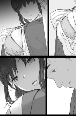 [Komatsuna Salad (Hazuki Ten)] Tsuukin Densha de Oppai o Mise ni Kuru Musume ga Ite Komattemasu｜Estoy teniendo problemas con la chica que me enseña sus pechos en el tren de camino al trabajo cada vez que estamos cerca [Spanish] [Imperio Scan] page 10