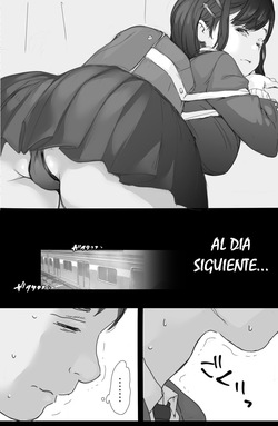 [Komatsuna Salad (Hazuki Ten)] Tsuukin Densha de Oppai o Mise ni Kuru Musume ga Ite Komattemasu｜Estoy teniendo problemas con la chica que me enseña sus pechos en el tren de camino al trabajo cada vez que estamos cerca [Spanish] [Imperio Scan] page 8