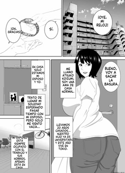 [Studio Macaron (Moeyama P-Man)] Wakai Kanrinin ni Otosareta Muchimuchi Hitozuma Jukujo｜Una mujer casada y regordeta se enamora de un joven cuidador [Spanish] [FallenSub] [MTL] page 4