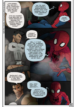 idoraad / lilprincyv - spiderman x punisher mini-comic page 4