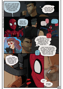 idoraad / lilprincyv - spiderman x punisher mini-comic page 5