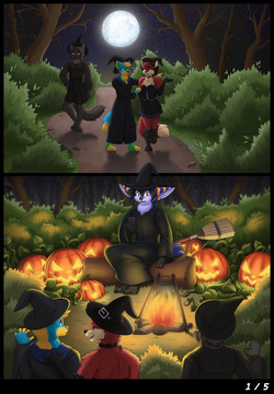 [SiDniTheFox] Halloween Witches page 2