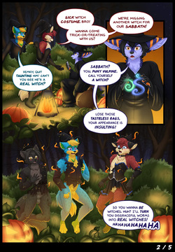 [SiDniTheFox] Halloween Witches page 3