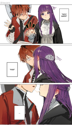 [Enn Hentai, Fake Enn] Fern X Stark 1 - Fern is Impatient page 3