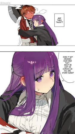 [Enn Hentai, Fake Enn] Fern X Stark 1 - Fern is Impatient page 4