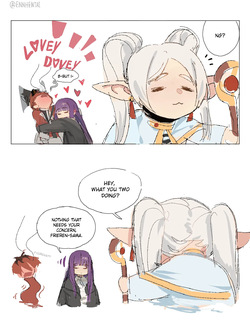 [Enn Hentai, Fake Enn] Fern X Stark 1 - Fern is Impatient page 5