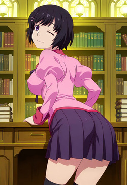 [Vanitas AI] Hanekawa Tsubasa (Short Hair) 13 [AI Generated] page 5