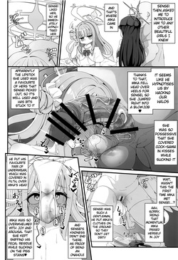[Shiawase Hitotsubu (Shinozaki Ui)] Niteiru Futari wa Sensei (Saimin Oji-san) ga Daaisuki ~Jinsei Sayonara Wedding Hen~ (Blue Archive) [English] page 7