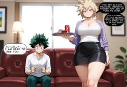 [GTSDimensionJumper] Giantess Comic - Mommy Mitsuki's Cravings can't be Satisfied [AI GENERATED] page 2