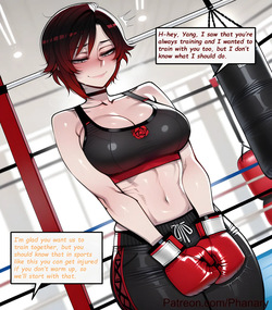 [Phanary] Ruby x Yang: The Best Warm-Up [AI Generated] page 1