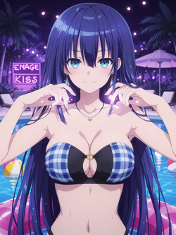 [Kurohime] 夕桐アヤノ（ナイトプール）[AI Generated] page 3