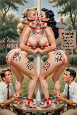1950s Nude in School (NIS) and Cousins Don't Need Modesty (Silver Age Art inspired) ENF - Eddie Davidson (My Creations) [AI Generated] page 8