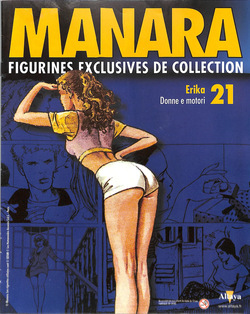 [Milo Manara] Figurines #21 : Erika - Donne e motori [French] page 1
